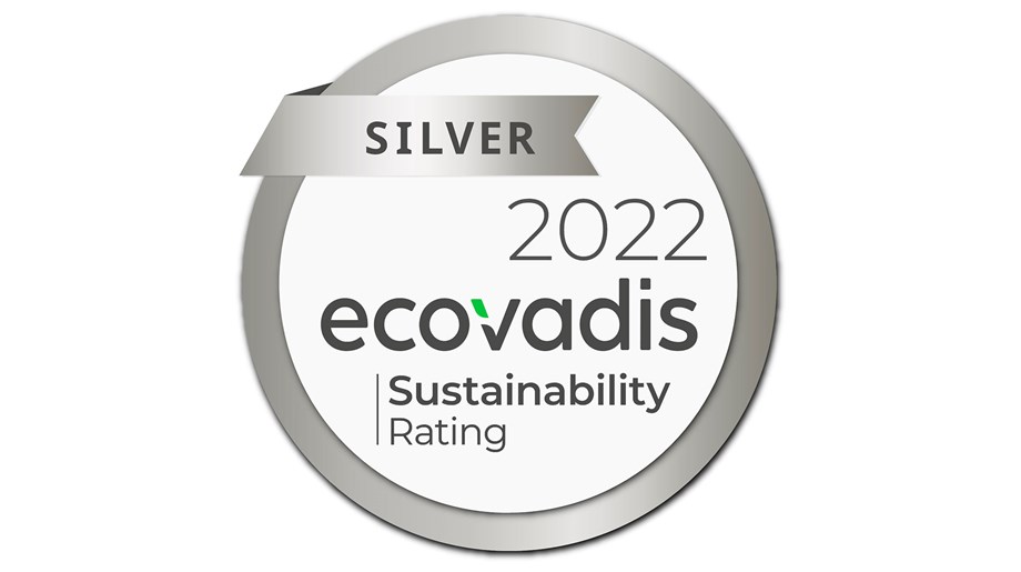 Skog med EcoVadis silvermedaljlogga