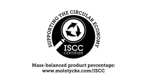 Mölnlycke stödjer den cirkulära ekonomin med ISCC-certifiering