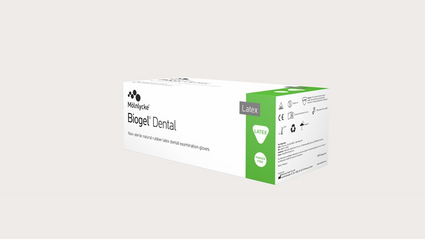 Biogel Dental icke-sterila dentalhandskar förpackning